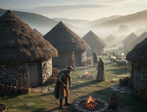 La organización social celta en los poblados