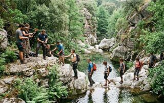 viaje escolar aventura convivencia aprendizaje