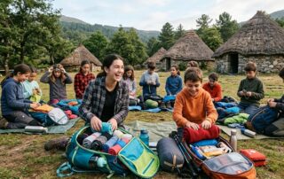 qué llevar a un campamento multiaventura