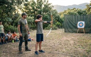 tiro con arco para niños